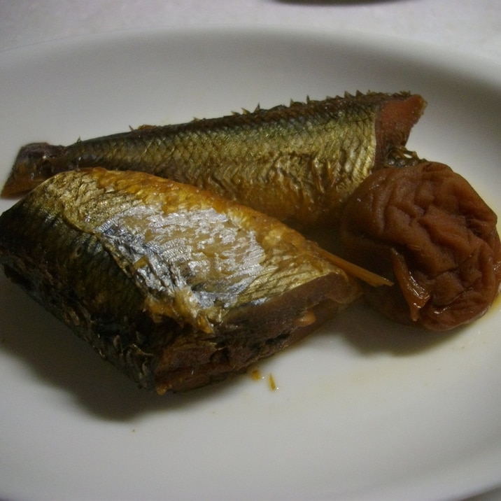 圧力鍋できゅうり魚の梅干し煮